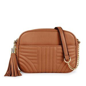 6868 Quilted Crossbody Bags - Stylish Camera Bag with Tassel - Lightweight